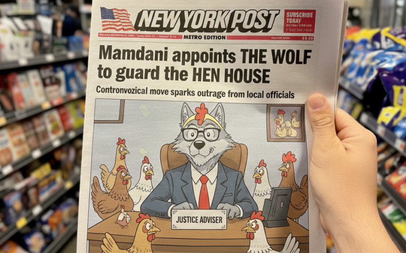 Mamdani Appoints the Wolf to Guard the Hen House: Convicted Armed Robber Named “Justice Adviser”