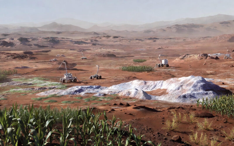 Elon, this is how you terraform Mars — and we figured it out in one hour while I was drinking.